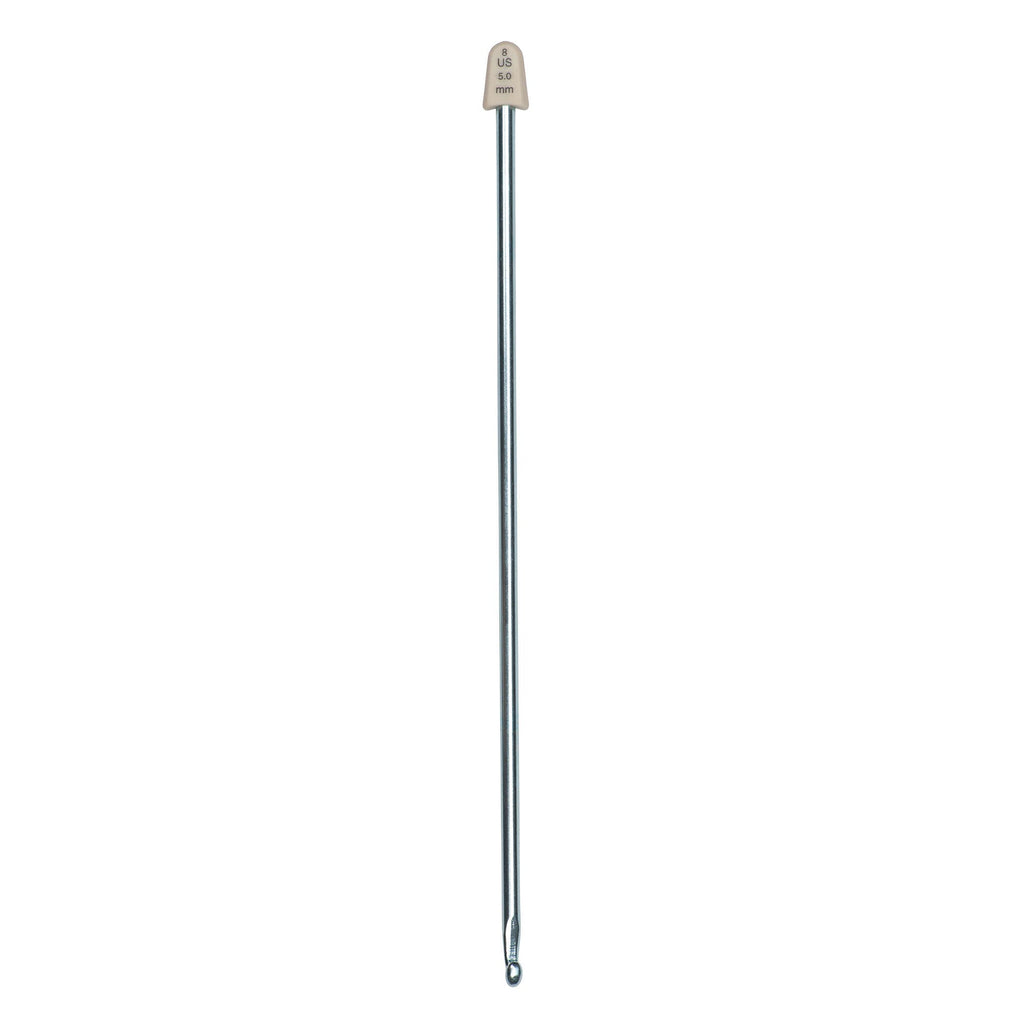 Silvalume 10" Afghan Crochet Hook