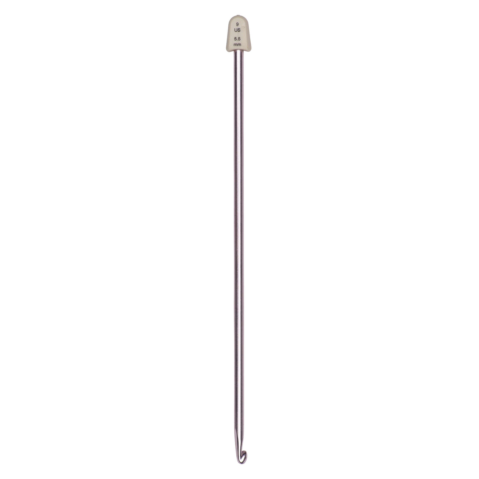 Silvalume 10" Afghan Crochet Hook