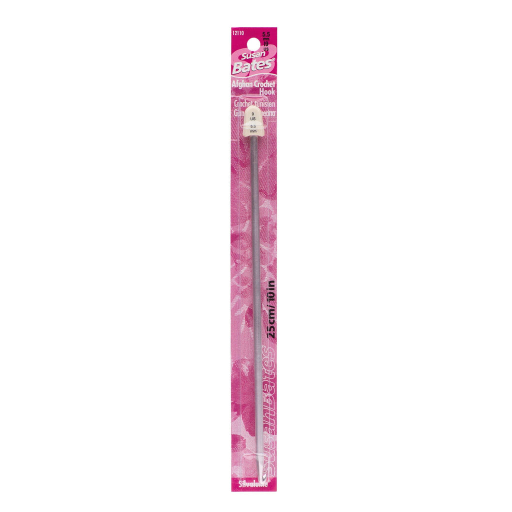Silvalume 10" Afghan Crochet Hook