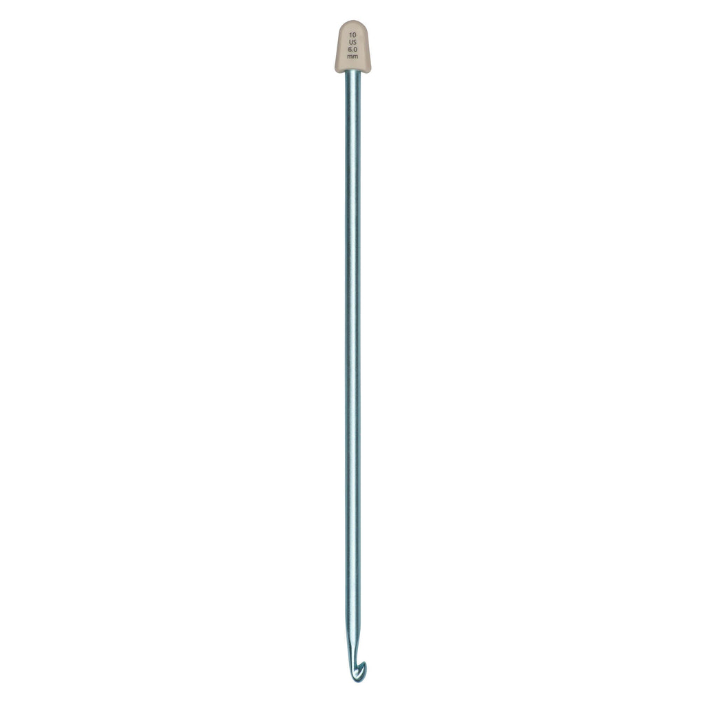 Silvalume 10" Afghan Crochet Hook