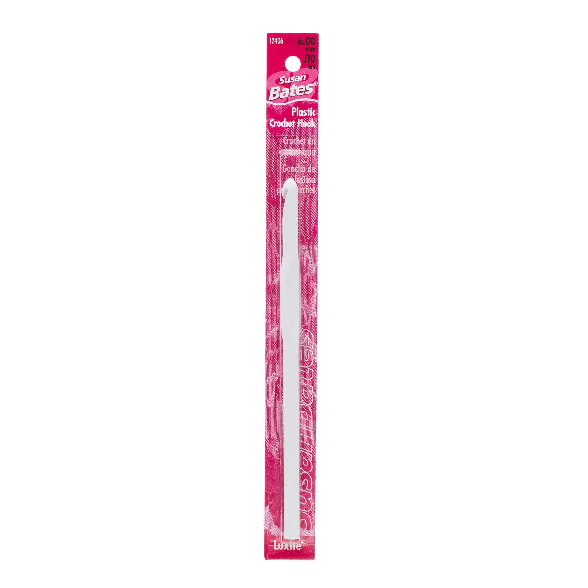 Luxite 5.5" Plastic Crochet Hook - Clearance Items