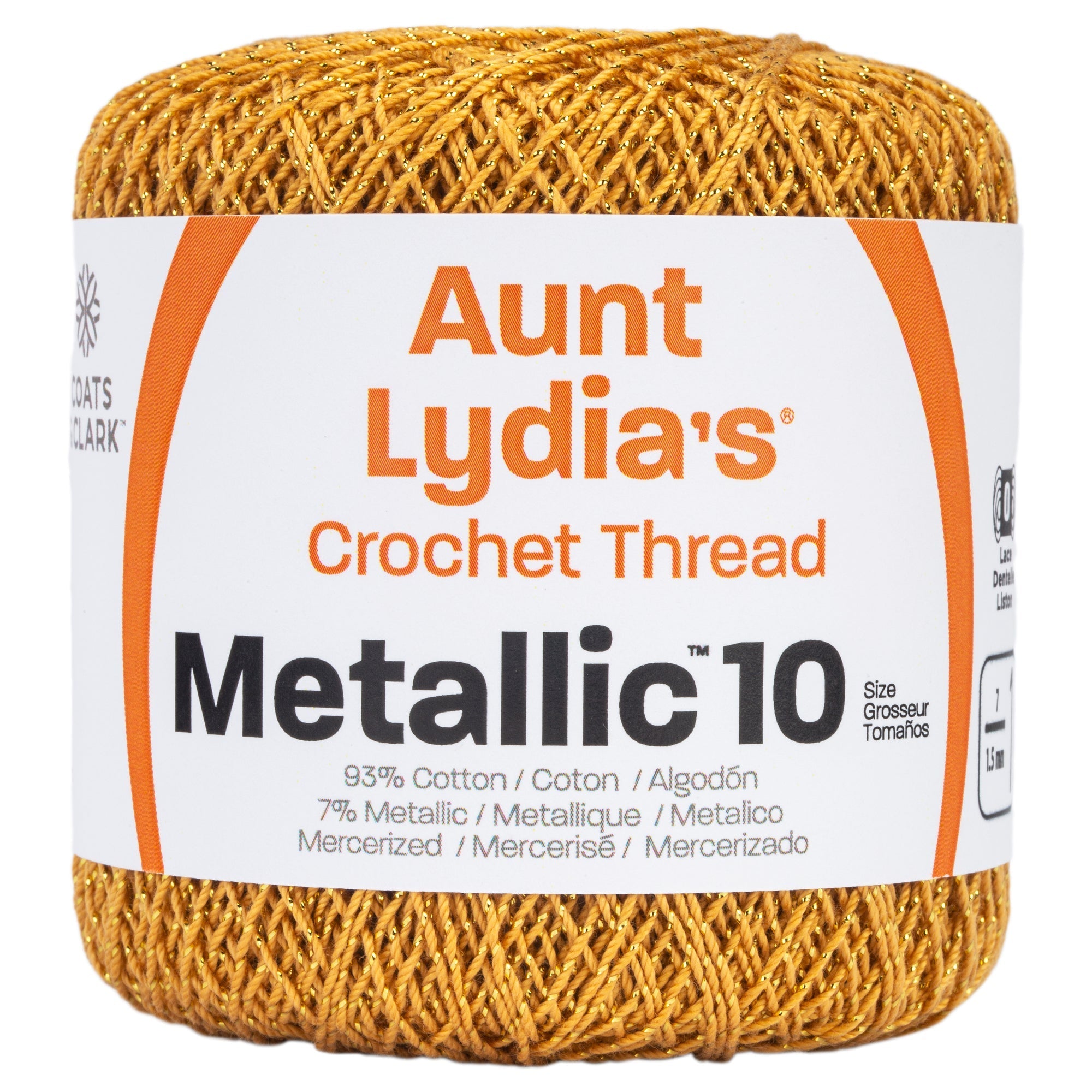 Metallic Crochet Thread Size 10