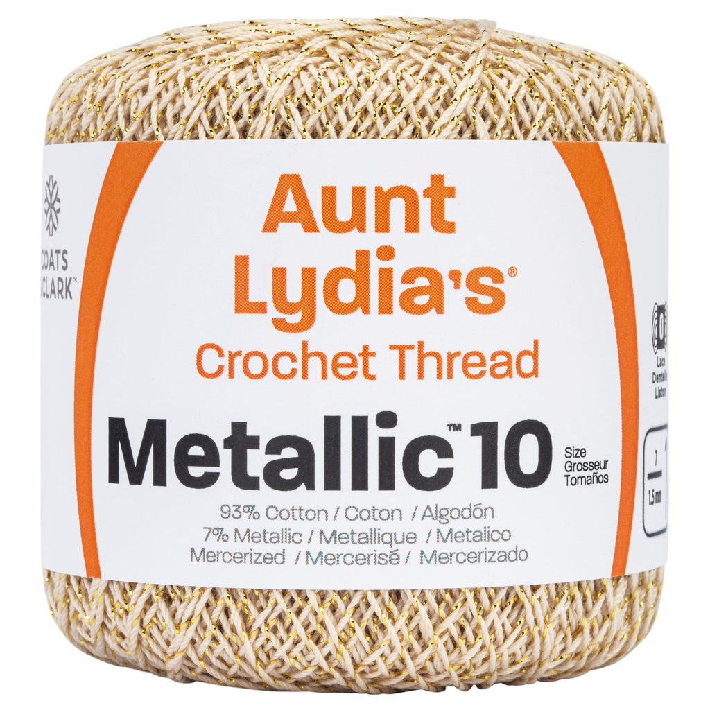 Metallic Crochet Thread Size 10