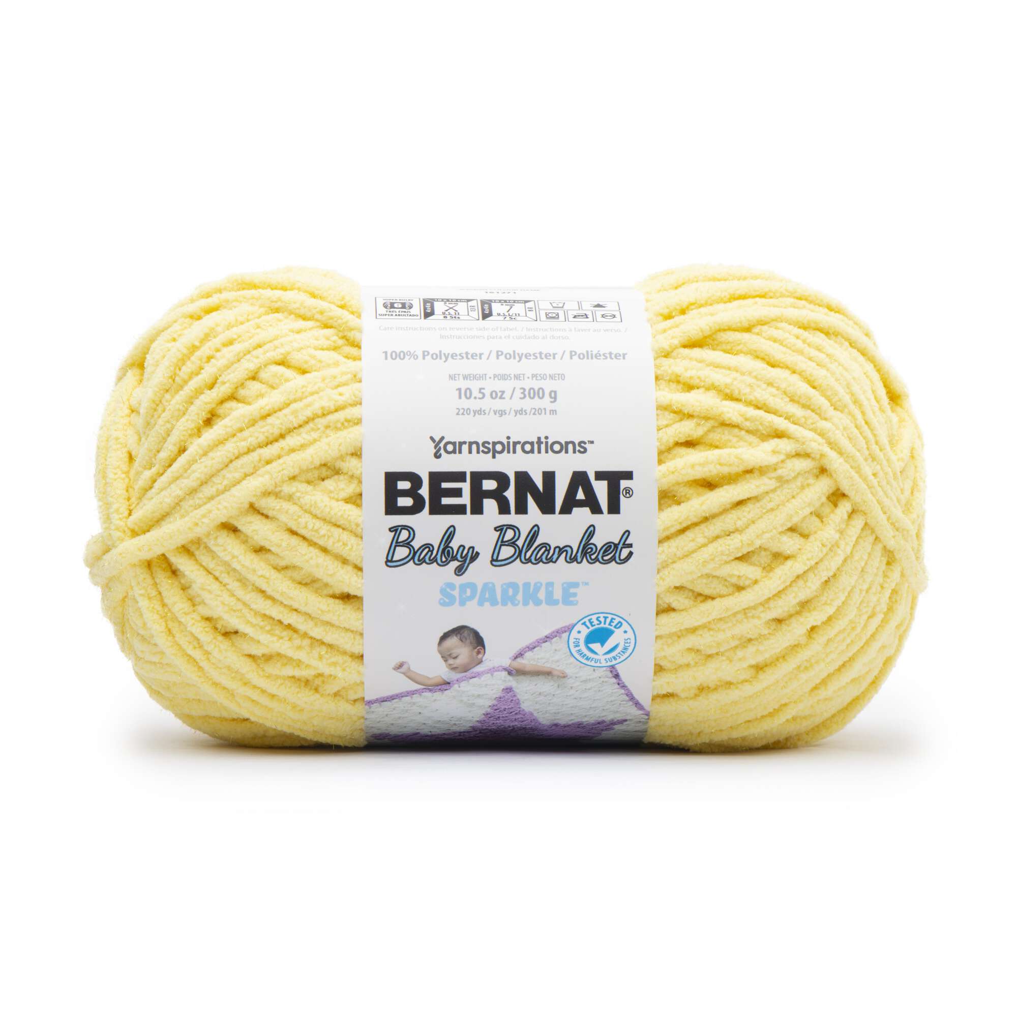 Baby Blanket Sparkle Yarn