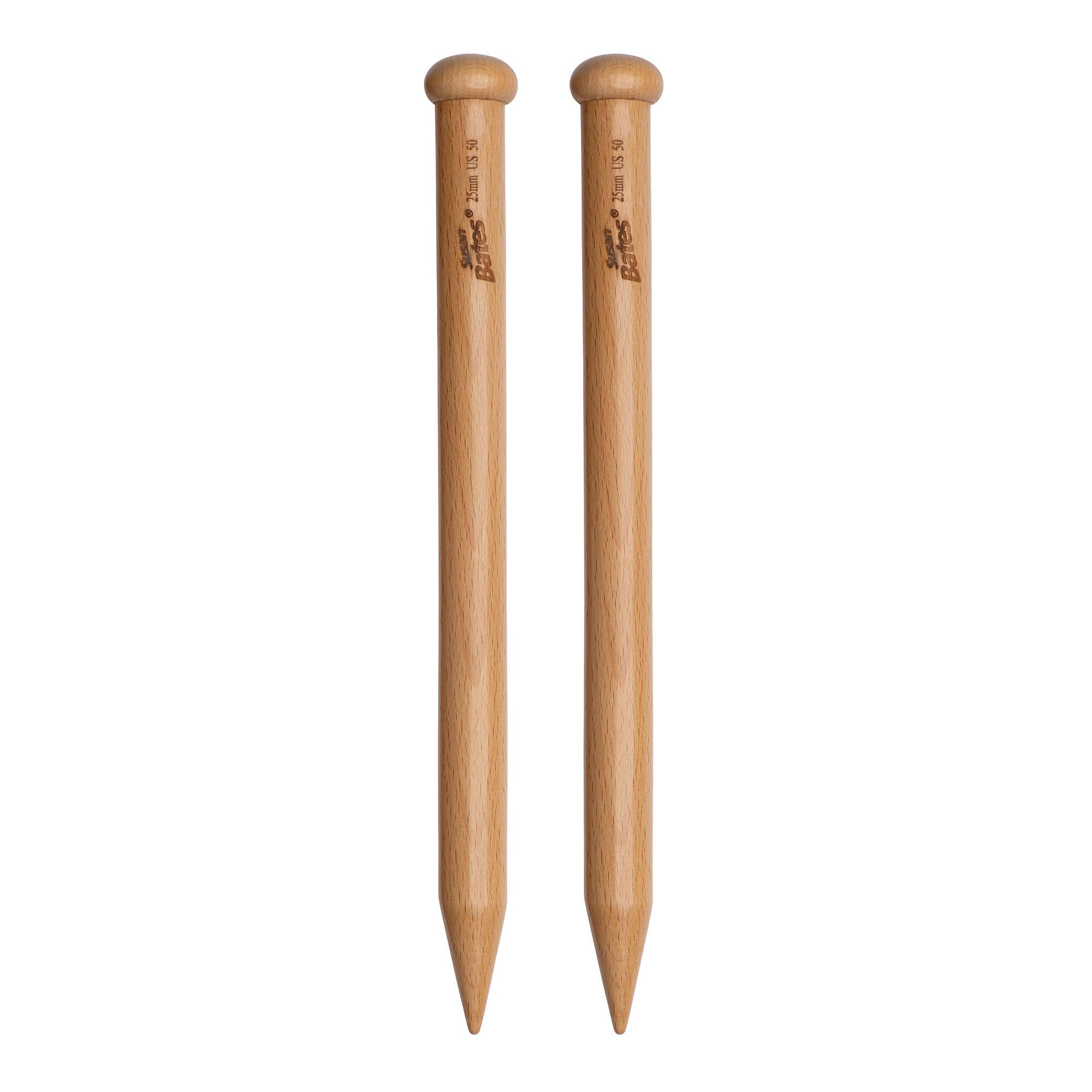 Xtreme Wood 14" Knitting Needles U.S. 50