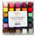 Embroidery Floss on Spools 30 Pack