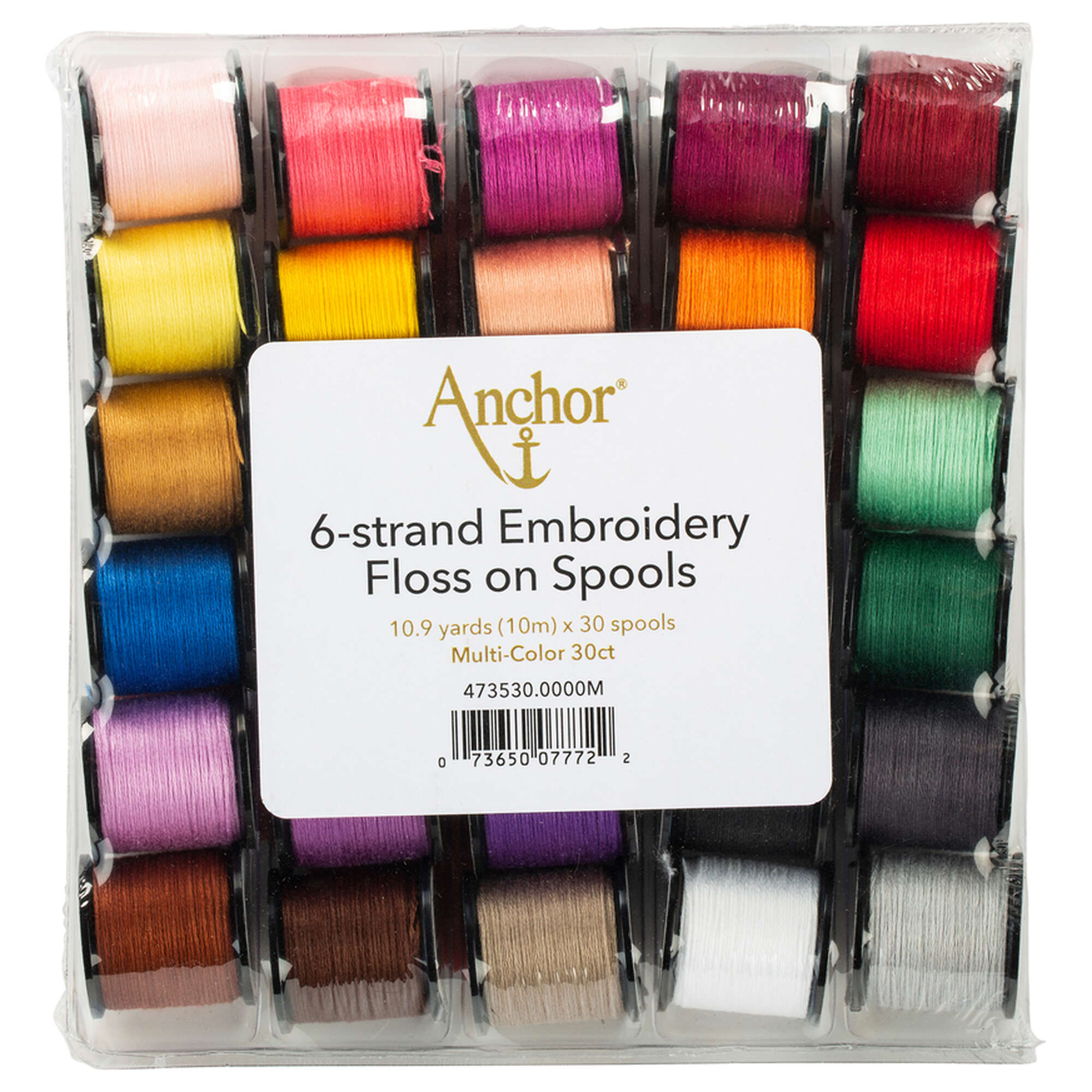 Embroidery Floss on Spools 30 Pack