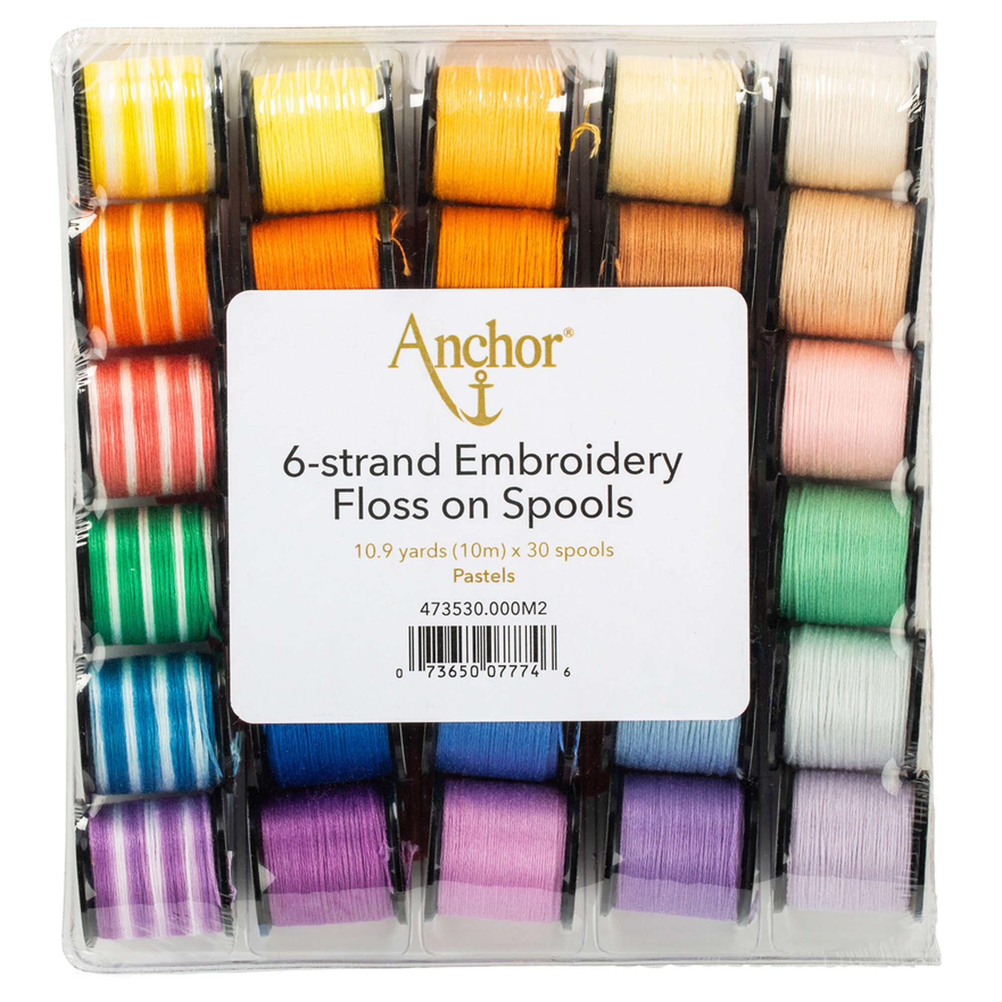 Embroidery Floss on Spools 30 Pack