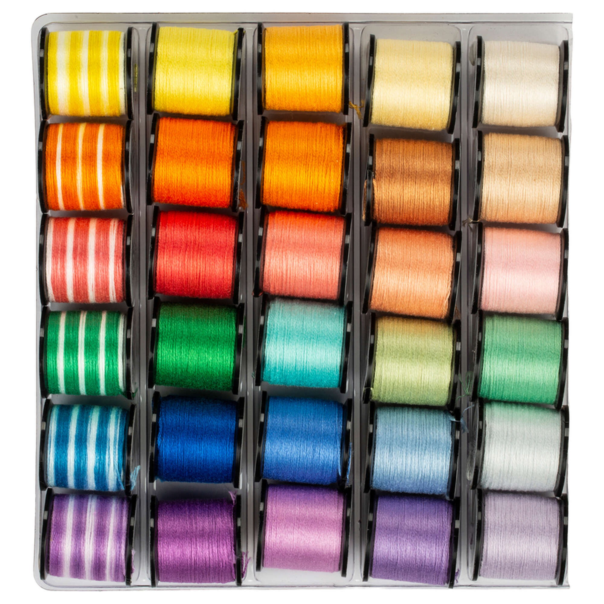 Embroidery Floss on Spools 30 Pack