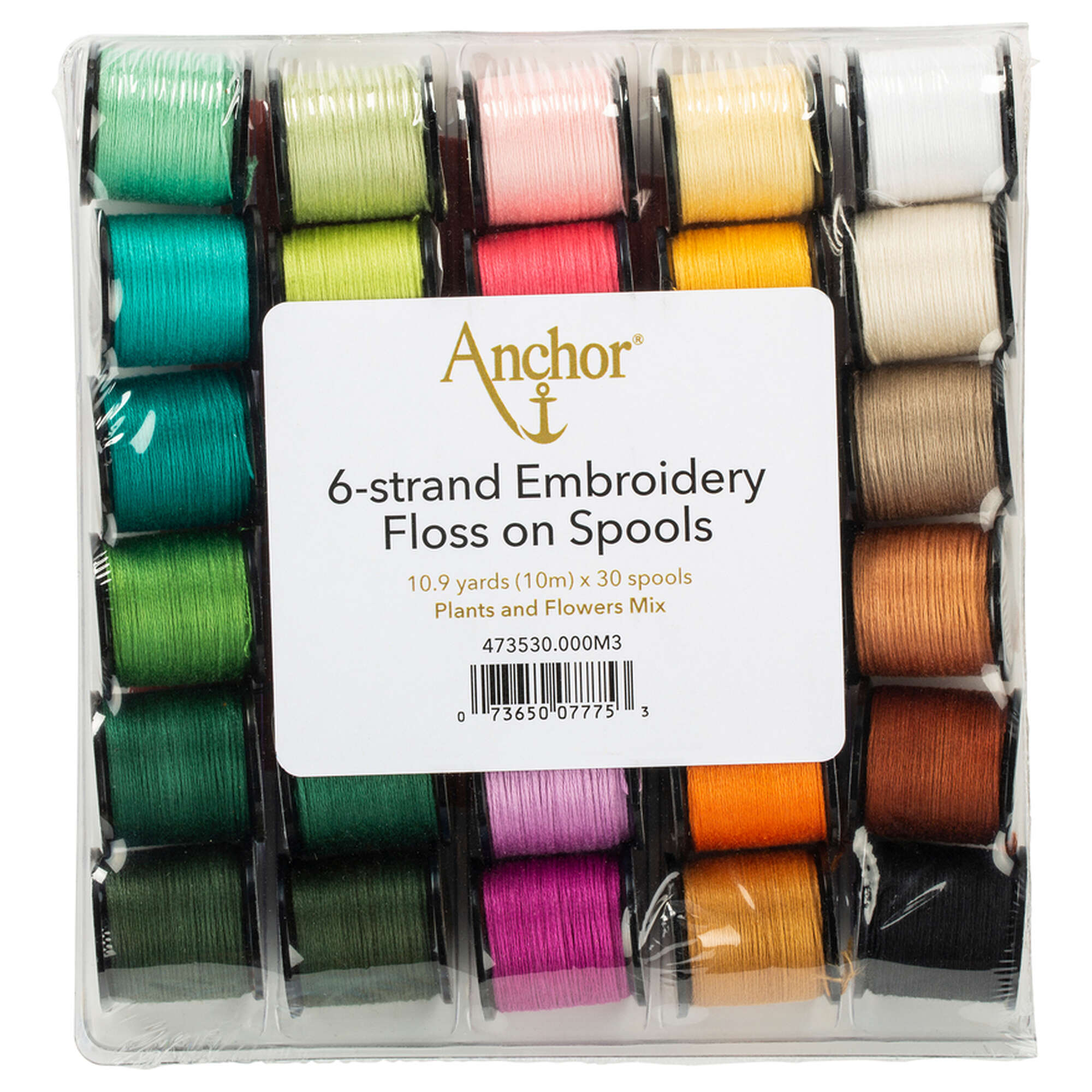Embroidery Floss on Spools 30 Pack