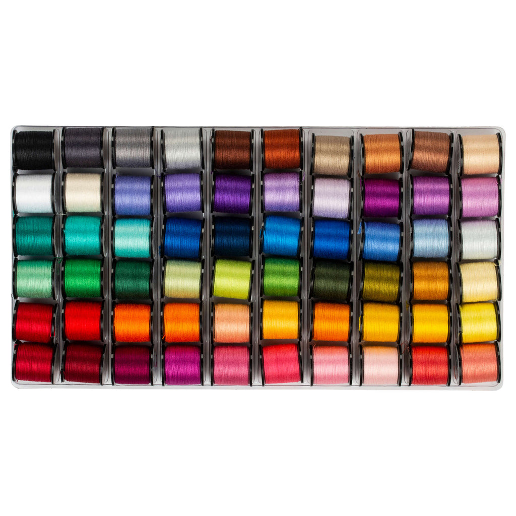 Embroidery Floss on Spools 60 Pack
