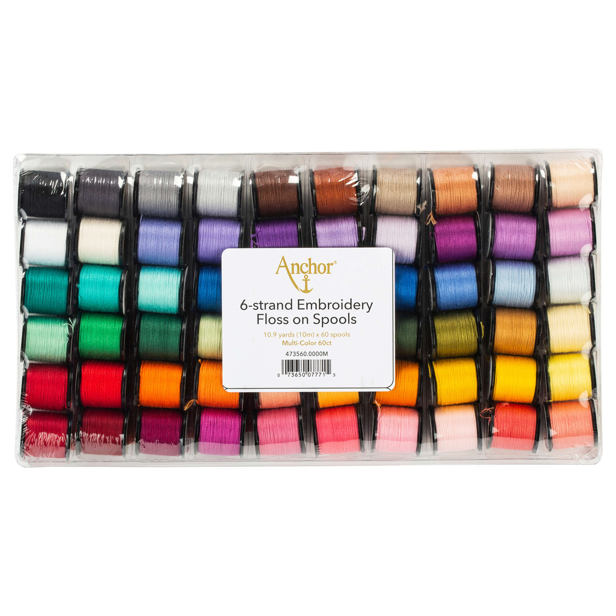 Embroidery Floss on Spools 60 Pack