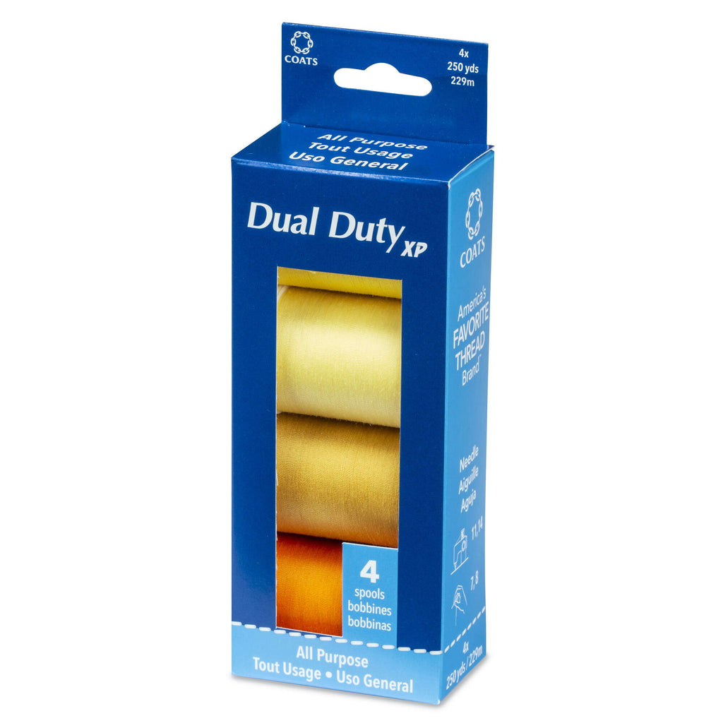 Dual Duty XP All Purpose Sewing Thread 4 Spools - Clearance Shades