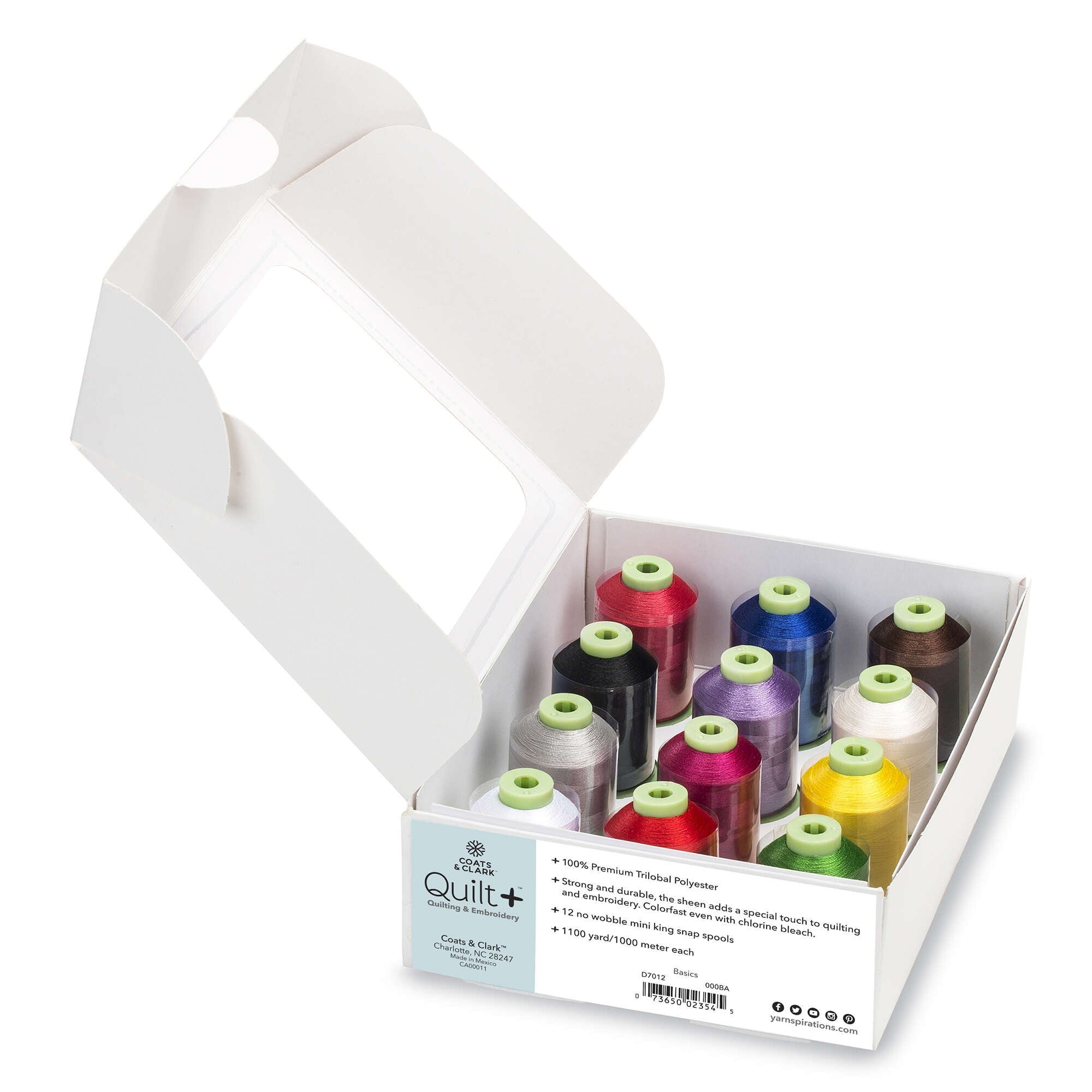 Quilt + Quilting & Embroidery Thread 12 Spool Set - Clearance Items