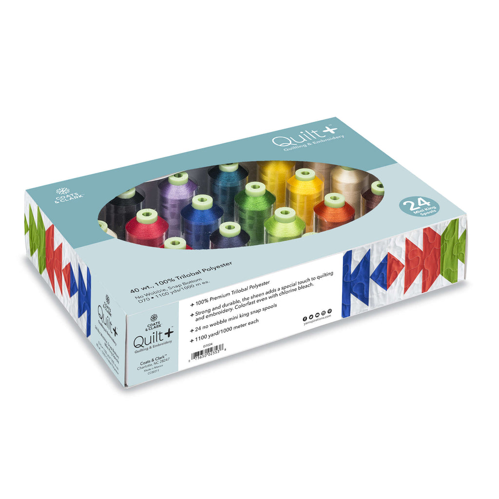 Quilt + Quilting & Embroidery Thread with Storage Box - Clearance Items