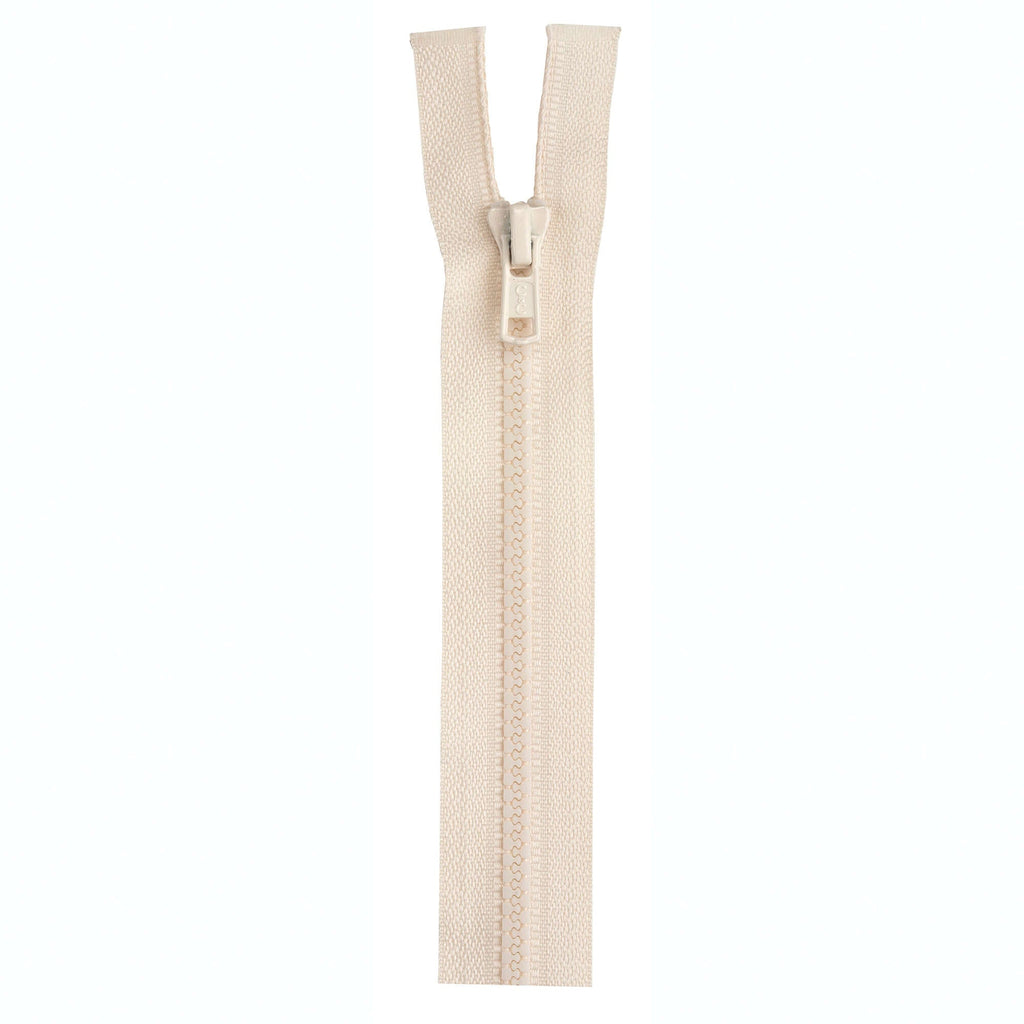 Lightweight Molded Separating Zippers - Clearance Shades