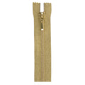 Metallic Closed End Zippers - 9 inches