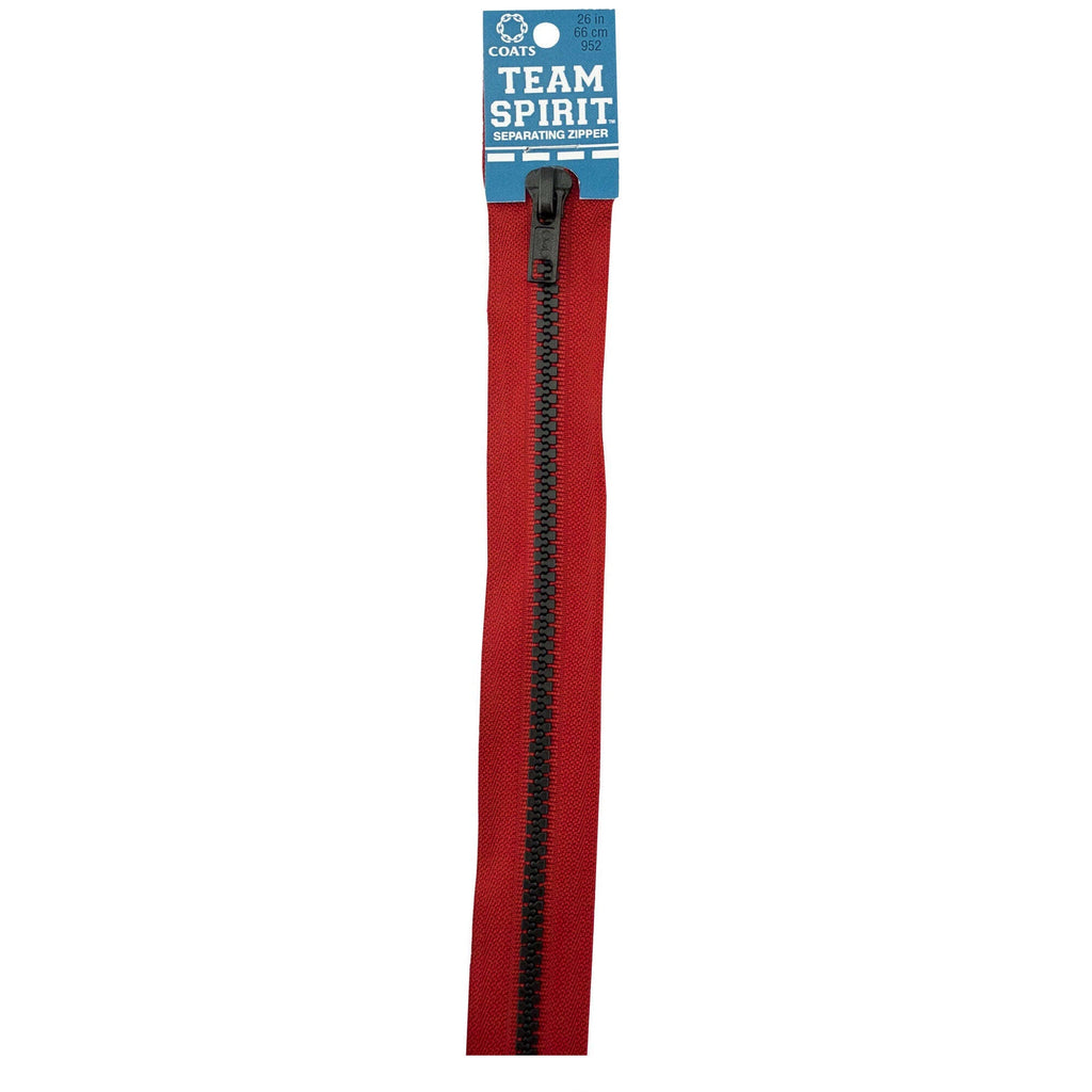 Team Spirit Zippers - Clearance Items
