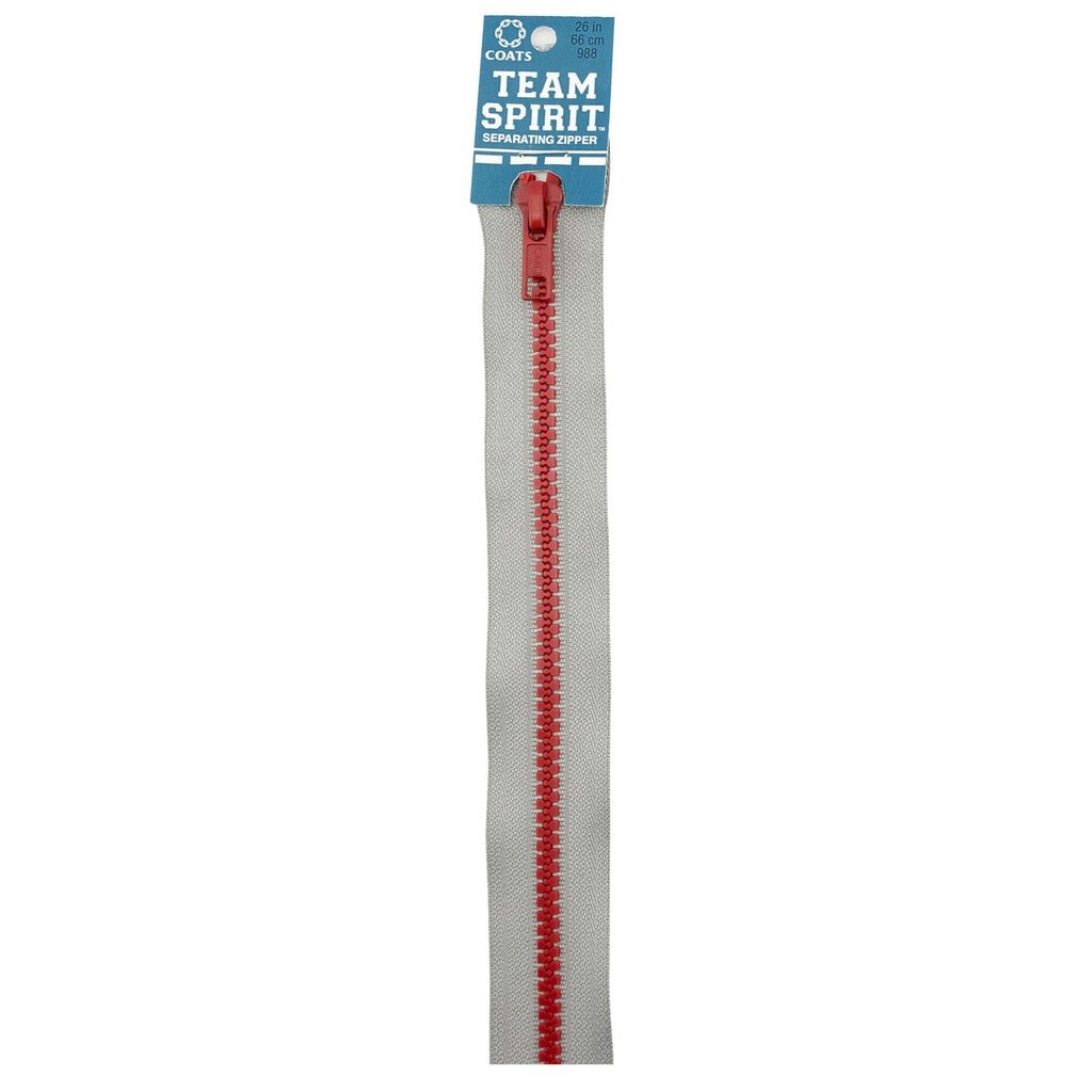 Team Spirit Zippers - Clearance Items