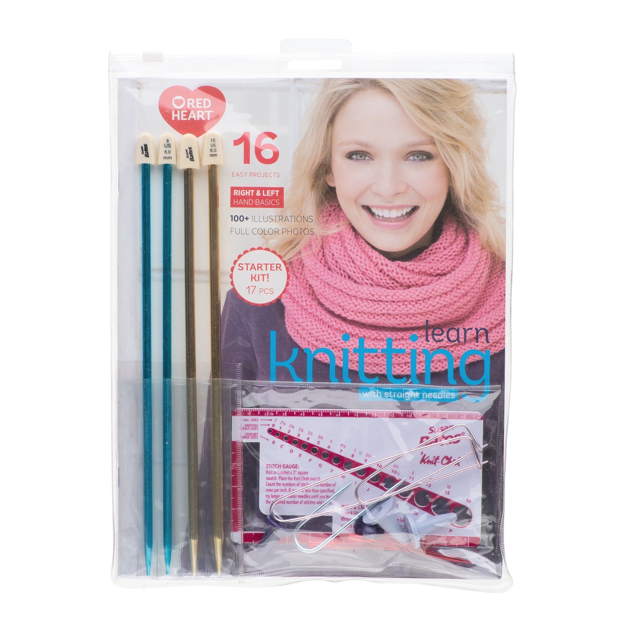 My Knitting Teacher Learn to Knit Kit